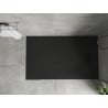 Mexen Hugo brodzik prostokątny SMC 140 x 90 cm, czarny, maskownica czarna - 42709014-B
