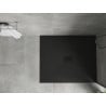 Mexen Hugo brodzik prostokątny SMC 130 x 100 cm, czarny, maskownica czarna - 42701013-B