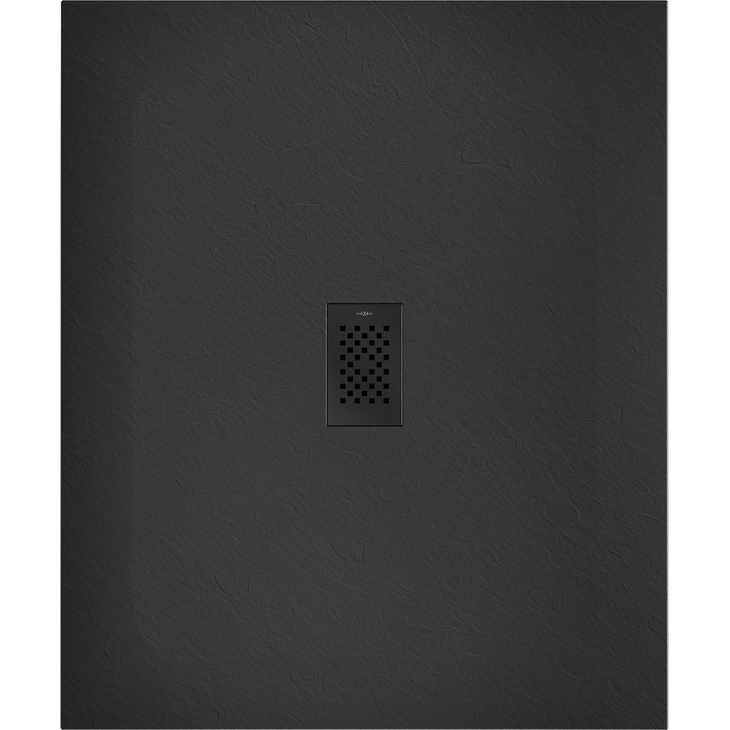Mexen Hugo brodzik prostokątny SMC 140 x 100 cm, czarny, maskownica czarna - 42701014-B