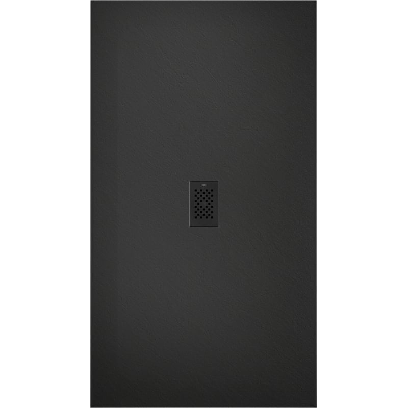 Mexen Hugo brodzik prostokątny SMC 150 x 100 cm, czarny, maskownica czarna - 42701015-B