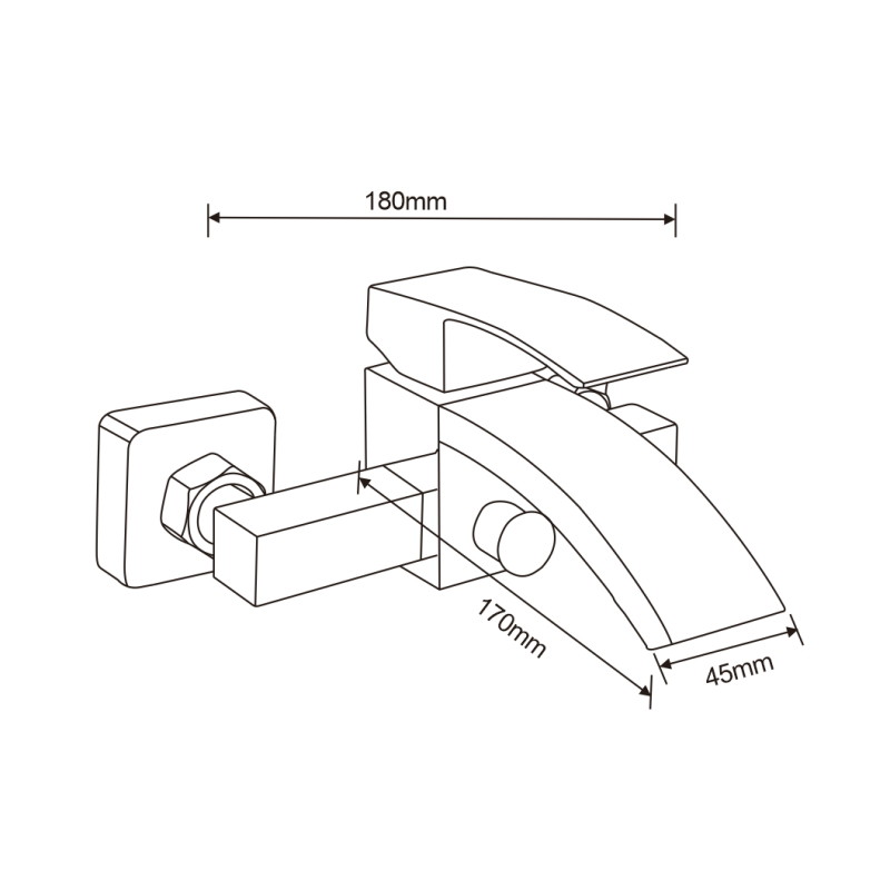 Mexen Libra R62 bateria wannowa z zestawem prysznicowym, złota - 74513R62-50