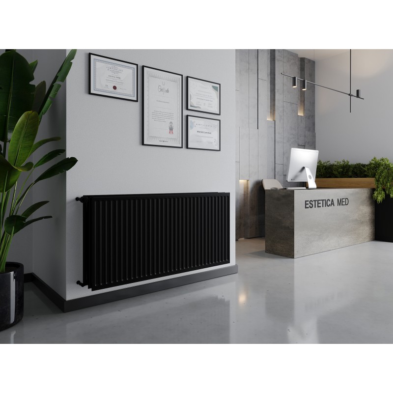 Mexen CH30 Hygiene grzejnik płytowy 600 x 1100 mm, podłączenie boczne, 1660 W, czarny - W430H-060-110-70