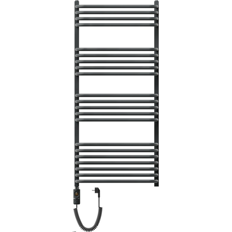Mexen Apollo grzejnik elektryczny 1210 x 550 mm, 600 W, antracyt - W117-1210-550-2600-66
