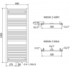 Mexen Hades grzejnik elektryczny 1500 x 600 mm, 900 W, biały - W104-1500-600-2900-20
