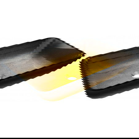 Mexen Megan szklana umywalka nablatowa 56 x 36 cm, złota ciemna - 24135651