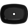 Mexen Araks szklana umywalka nablatowa 54 x 39 cm, czarna - 24155470