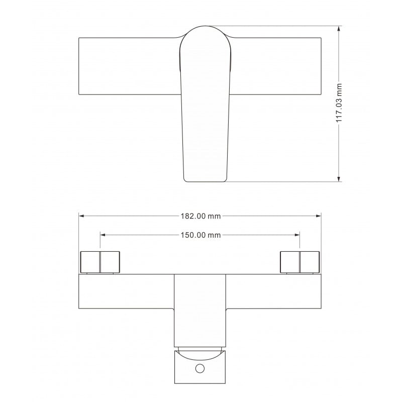 Mexen Lynx DF40 zestaw prysznicowy, czarny - 745904DF40-70