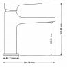 Mexen Lynx DF72 zestaw prysznicowy, czarny - 745904DF72-70