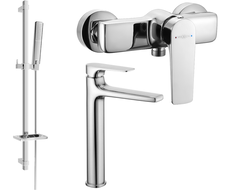 Mexen Lynx DQ72 zestaw prysznicowy, chrom - 745914DQ72-00