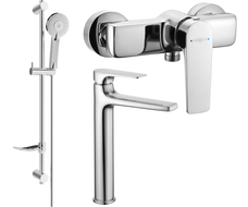 Mexen Lynx DF40 zestaw prysznicowy, chrom - 745914DF40-00