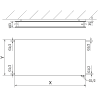 Mexen CVHF20 Hygiene Flat grzejnik płytowy 600 x 600 mm, podłączenie dolne, 602 W, czarny - W620HF-060-060-70