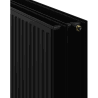 Mexen CVH30 Hygiene grzejnik płytowy 400 x 2400 mm, podłączenie dolne, 2631 W, czarny - W630H-040-240-70