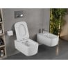 Mexen York miska wc Rimless z deską wolnoopadającą slim, duroplast, biała połysk - 30114000