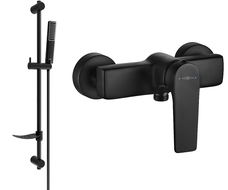 Mexen Lynx DF72 bateria prysznicowa z zestawem prysznicowym, czarna - 74594DF72-70