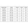 Mexen Velar drzwi prysznicowe rozsuwane 150 cm, szron, chrom - 871-150-000-31-01