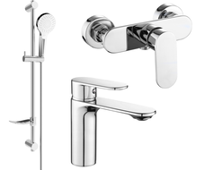 Mexen Milo DF05 zestaw prysznicowy, chrom - 71304DF05-00