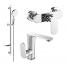 Mexen Milo DF05 zestaw prysznicowy, chrom - 713054DF05-00