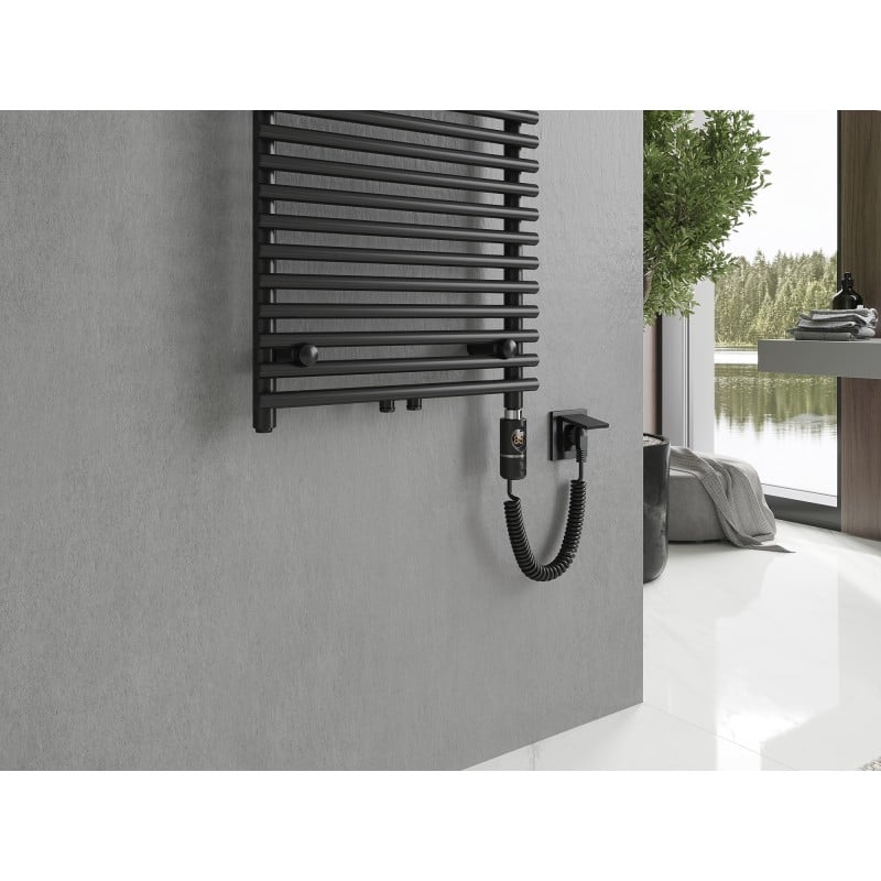 Mexen Sol grzejnik elektryczny 1200 x 500 mm, 600 W, czarny - W125-1200-500-2600-70
