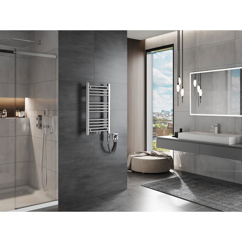 Mexen Mars grzejnik elektryczny 700 x 400 mm, 300 W, chrom - W110-0700-400-2300-01