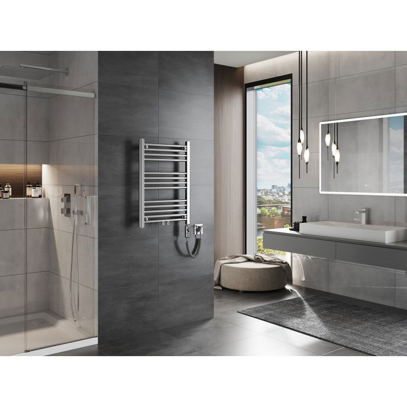 Mexen Mars grzejnik elektryczny 700 x 500 mm, 300 W, chrom - W110-0700-500-2300-01