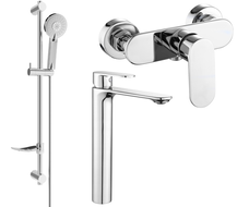 Mexen Milo DF40 zestaw prysznicowy, chrom - 71314DF40-00