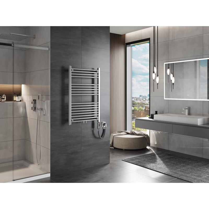 Mexen Mars grzejnik elektryczny 900 x 600 mm, 300 W, chrom - W110-0900-600-2300-01