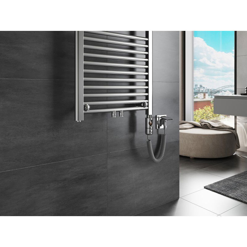 Mexen Mars grzejnik elektryczny 1800 x 500 mm, 600 W, chrom - W110-1800-500-2600-01