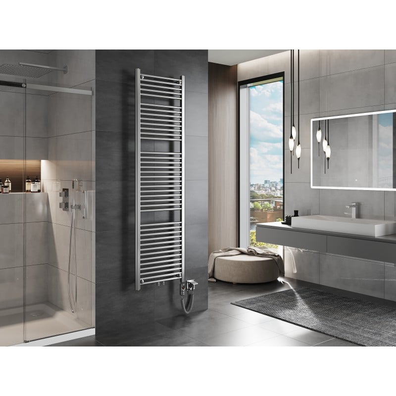 Mexen Mars grzejnik elektryczny 1800 x 500 mm, 600 W, chrom - W110-1800-500-2600-01