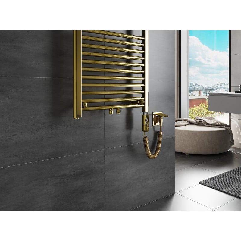 Mexen Mars grzejnik elektryczny 500 x 400 mm, 300 W, złoty - W110-0500-400-2300-50