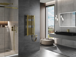 Mexen Mars grzejnik elektryczny 900 x 400 mm, 300 W, złoty - W110-0900-400-2300-50