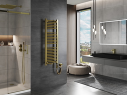 Mexen Mars grzejnik elektryczny 1200 x 400 mm, 300 W, złoty - W110-1200-400-2300-50