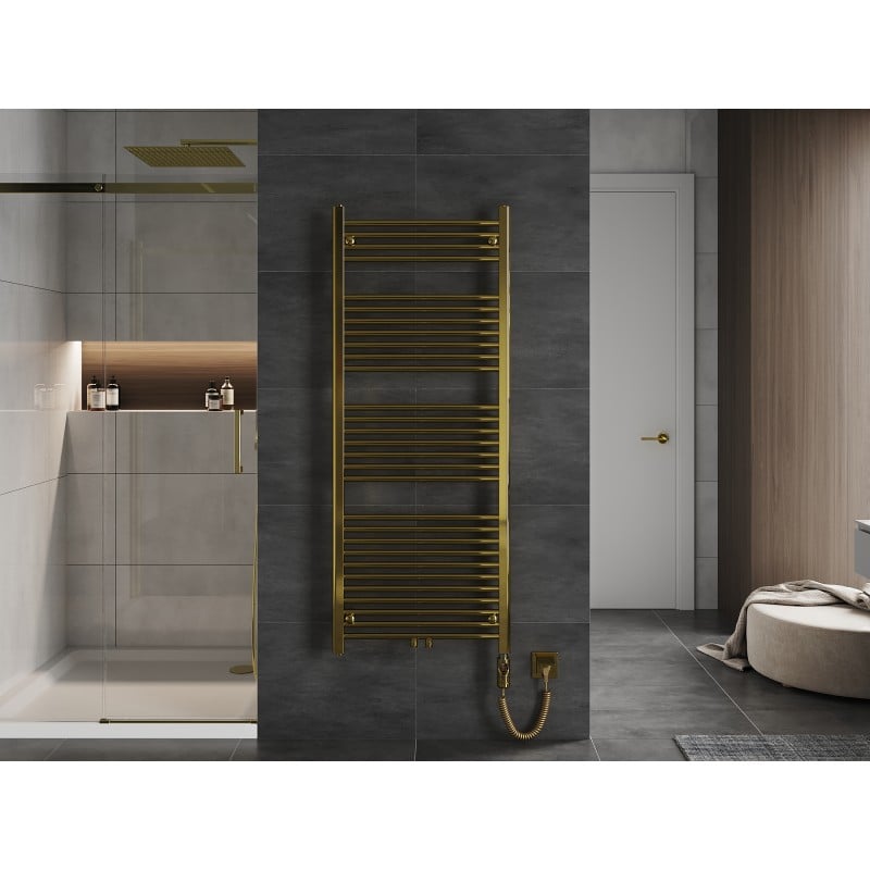 Mexen Mars grzejnik elektryczny 1500 x 600 mm, 600 W, złoty - W110-1500-600-2600-50