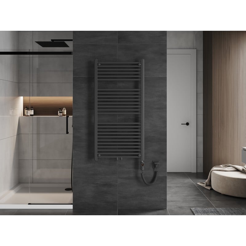 Mexen Mars grzejnik elektryczny 1200 x 600 mm, 600 W, antracyt - W110-1200-600-2600-66