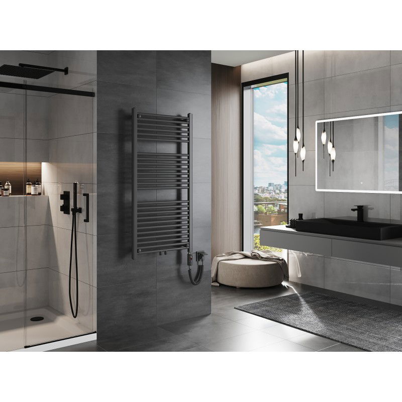 Mexen Mars grzejnik elektryczny 1200 x 600 mm, 600 W, antracyt - W110-1200-600-2600-66