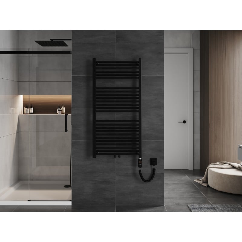 Mexen Mars grzejnik elektryczny 1200 x 600 mm, 600 W, czarny - W110-1200-600-2600-70