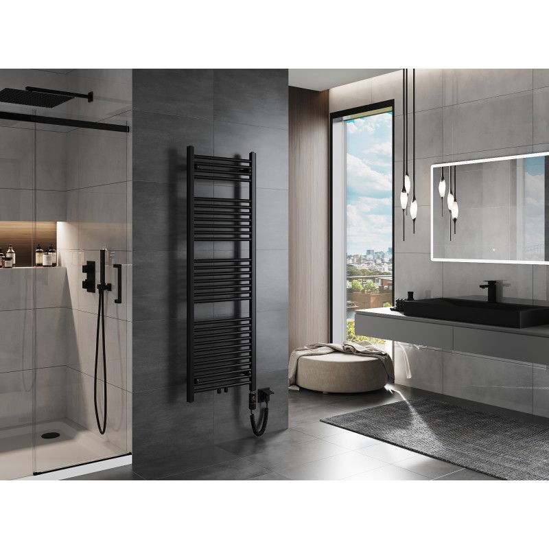 Mexen Mars grzejnik elektryczny 1500 x 500 mm, 600 W, czarny - W110-1500-500-2600-70