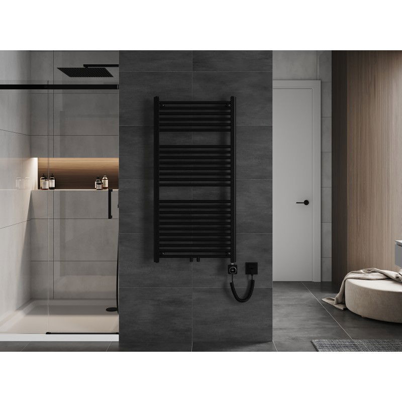 Mexen Mars grzejnik elektryczny 1200 x 600 mm, 600 W, czarny - W110-1200-600-6600-70