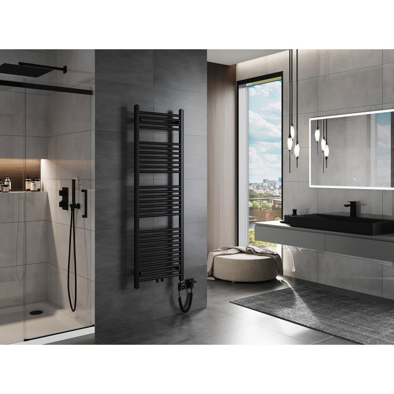 Mexen Mars grzejnik elektryczny 1500 x 500 mm, 600 W, czarny - W110-1500-500-6600-70