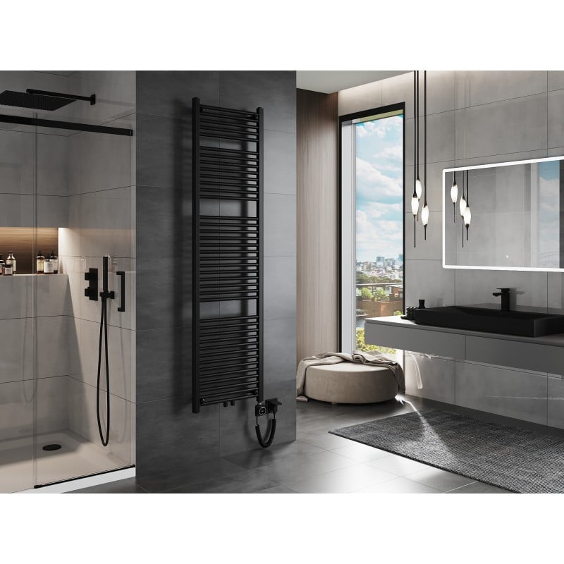 Mexen Mars grzejnik elektryczny 1800 x 500 mm, 900 W, czarny - W110-1800-500-6900-70