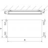 Mexen CHF20 Hygiene Flat grzejnik płytowy 500 x 1100 mm, podłączenie boczne, 949 W, czarny - W420HF-050-110-70