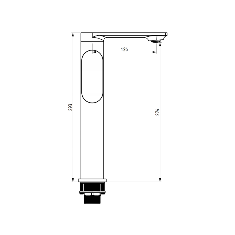 Mexen Milo DF40 zestaw prysznicowy, czarny - 713154DF40-70