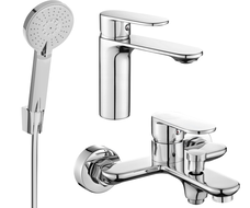 Mexen Milo R40 zestaw wannowy, chrom - 71303R40-00