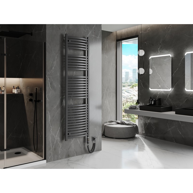 Mexen Helios grzejnik elektryczny 1800 x 500 mm, 900 W, antracyt - W103-1800-500-2900-66