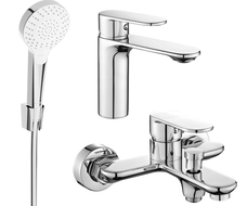 Mexen Milo R05 zestaw wannowy, chrom - 71303R05-00