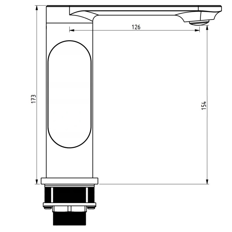 Mexen Milo R40 zestaw wannowy, złoty - 713053R40-50