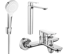 Mexen Milo R05 zestaw wannowy, chrom - 71313R05-00