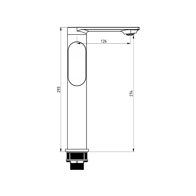 Mexen Milo R40 zestaw wannowy, chrom - 713153R40-00