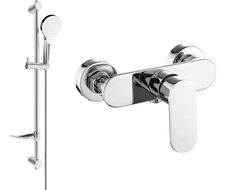 Mexen Milo DF05 bateria prysznicowa z zestawem prysznicowym, chrom - 7134R05-00