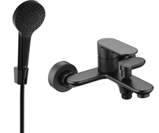 Mexen Milo R05 bateria wannowa z zestawem prysznicowym, czarna - 7133R05-70