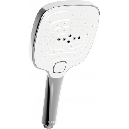Mexen R-17 rączka prysznicowa 3-funkcyjna, chrom/biała - 79517-02